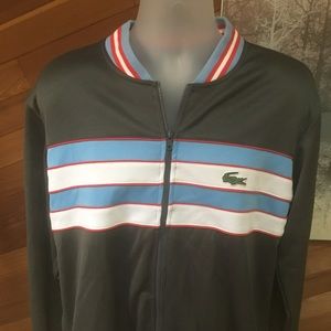 MEN'S LACOSTE SPORT WARM UP TRACK JACKET 6 LARGE
